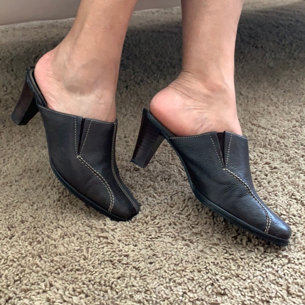 Liz Claiborne open heel shoe